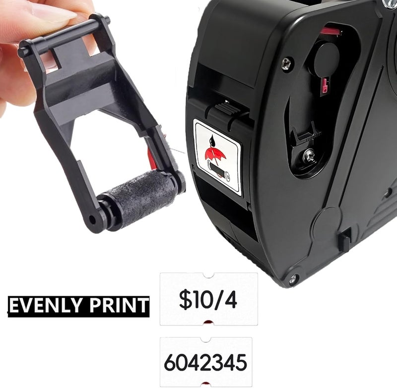 ITISBLTN 6 Pack Price Gun Inks, Replacement Ink Roller Compatible with MX-5500 Label Price Gun - Image 3